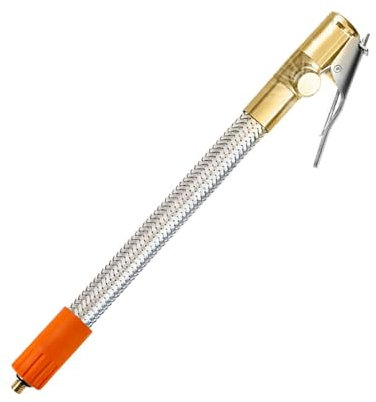 TAZIZI Reifenfüller Schlauchverlängerung Feststellbares Luftspannfutter Mit Schlauch Luftkompressor Drehbar Umwandelbar In Einen Feststellbaren Anschluss