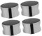Holibanna 4pcs Gas Stove Knob Stove Knob Covers Shifter Gas Ranges Oven Outlet Covers Proof Light Switch Oven Guards Zinc Alloy