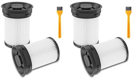 NMLLTB Juego de 2 filtros for aspiradoras inalámbricas Miele Triflex HX1 Facelift y HX2. Accesorio de Filtro de Polvo Fino, n.° 9178017731, Color Gris.
