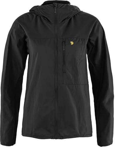 Fjällräven Damen Bergtagen Windshell Jacke, Black, S