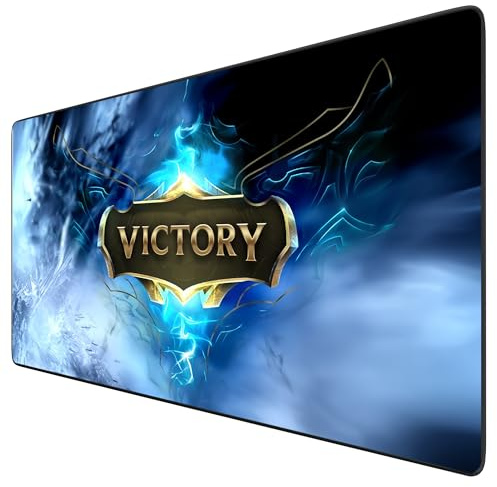 League of Legends Arcane Mauspad, großes Anime-Mousepad, XXL, Gamer, wasserfest, mit Gummibasis, rutschfest, strukturierte Oberfläche, ideal für PC (90 x 40 cm)