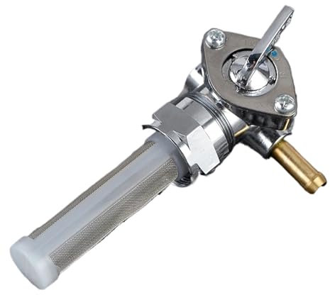 XEBRAD Robinet de Commutation de réservoir de Carburant, Robinet Petcock, for Harley, Davidson XL883 XL1200 Sportster 883 1200 XLH1000 XLH1200 Roadster 1000 62169-81 Robinet d'essence pour Moto