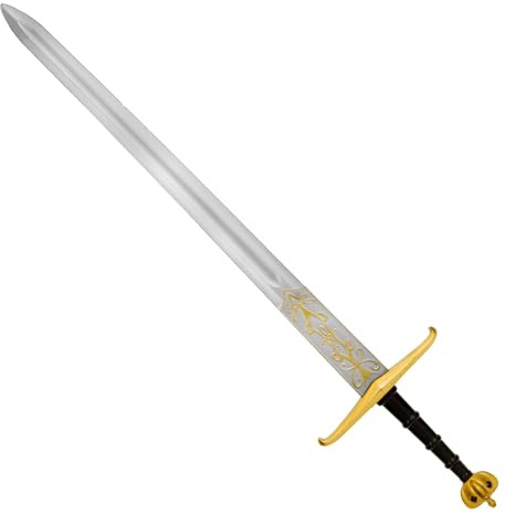 W WIDMANN MILANO Party Fashion - Königsschwert für Erwachsene, 122 cm | Mittelalter-Schwert als Kostüm-Accessoire für Ritter-, Gladiatoren-, Wikinger- und Krieger-Verkleidungen