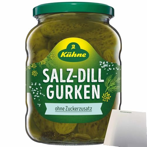usy Bundle für Kühne Salz Dill Gurken (650g Glas) + usy Block