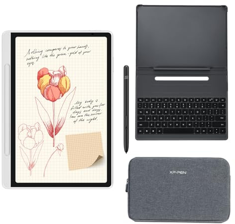 XPPen Magic Note Pad mit ACK09 Shortcut-Tastatur, und ACJ09 Schutzhülle
