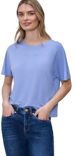 Damen Basic T-Shirt mit Dropped Shoulders