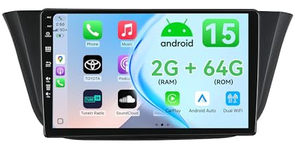 MSD 9 Pollice 2G+64G Autoradio Per Renault Megane 3 (2008-2014) | Android 15 GPS Navigation Radio | Carplay Android Auto Volant Dual Band WiFi DSP DAB Bluetooth Mirror link | Telecamera | 2 Din