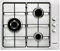 Cata Gaskochfeld GIB 6021 X, Butangas, 3 Kochplatten, Breite 58 cm, Edelstahl-Finish