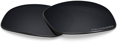 BlazerBuck Anti-salt Polarized Replacement Lenses for Oakley Scalpel OO9095/Scalpel Asian Fit OO9134 - Black