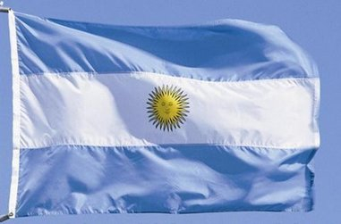 Bandera argentina Runfon, 150 x 90 cm
