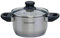 Fackelmann Geneva Olla Alta 16 x 9,5 cm, Capacidad 1,8 Litros, Cazo de Acero Inoxidable con Núcleo de Aluminio, Resistente a Corrosión y Fácil de Limpiar, Distribución Uniforme del Calor