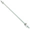 Zinc Plated Steel Threaded Rod Bar M8 x 300mm Includes Lock Nuts & Washers 8mm