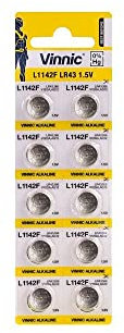 Vinnic G12 / AG12 / L1142 / LR43 / 186 / V12GA / RW84 / D186 1.5V Batterien - 2X Blisters
