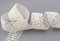 finemark 3 m x 38 mm Spitzenband Emma Creme Ivory Meterware Spitze Häkelband Baumwollmischung Natur Optik Dekoband gehäkelt Spitzenborte Deko Band nähen