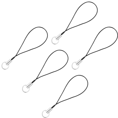 UKCOCO 100 Stücke Einfache Handy Lanyard Strap für Schlüssel Schlüsselanhänger ID Name Tag USB-Sticks Ausweisinhaber