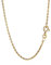 NKlaus 45cm Ankerkette 333 Gelbgold 8 Karat elegante Halskette filigrante Breite 1,3mm Collier 3,35g schwer 9448