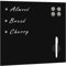 vidaXL Magnettafel Wandmontage Glasmagnettafel Magnetboard Memoboard Wandtafel Glastafel Glasboard Schreibtafel Pinnwand Glas 50x50cm