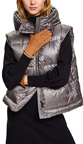 ESPRIT Damen 112EA1R318 Handschuh für besondere Anlässe, 235/CARAMEL, 8