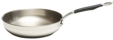 Proware Stainless Steel Soft Grip 24cm Frying Pan SS Interior