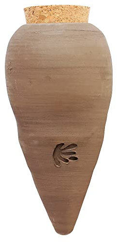 [Global Box] Plantes en pot arrosage automatique poterie non émaillée Plante d'intérieur Olla (noir non émaillé)