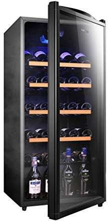Wine Enthusiast Silent Wine Refrigerator,Beverage Cooler and Refrigerator,Perfect for Soda Beer or Wine