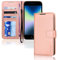 TECHGEAR iPhone SE 2022 5G /2020, iPhone 8/7/6 Leather Wallet Case, Flip Case Cover Card Holder, Stand, Wrist Strap, Rose Gold PU Leather, Magnetic Closure for iPhone SE 3 / SE 2 /iPhone 8 7 6 6s 4.7