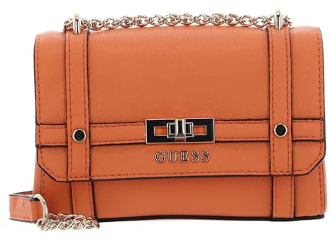 GUESS Emilee Mini Convertible Crossbody Flap Orange