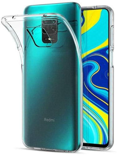 Oprimio Kristallklar Hülle für Xiaomi Redmi Note 9S - 9 Pro [Silikon Hülle] [%100 Durchsichtig] [Deutsche Material] [Ultra Dünn] Klar Handyhülle für Xiaomi Redmi Note 9s und 9 Pro