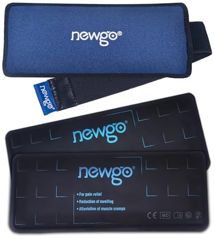 NEWGO Kühlpad mit Hülle - Kühlpack Gel Kühlakku Kühlgel Kühlkompresse Kälte-Kompresse Kühlkompressen Kühlbeutel Eisbeutel