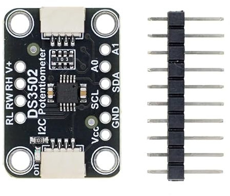Digitales Potentiometer Modul, DC 3,3 V-5 V I2C Potentiometerplatine MRS174A DS3502 Schalter Entwicklungsplatine