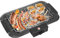 fennnds Rauchfreier Elektrogrill Tischgrill elektrisch 2000 Watt Elektrischer BBQ Grill, 50 x 31 x 8cm, mit Wasserschale für Familienfeiern, Grillpartys im Haus, Garten und Campingausflüge, Schwarz