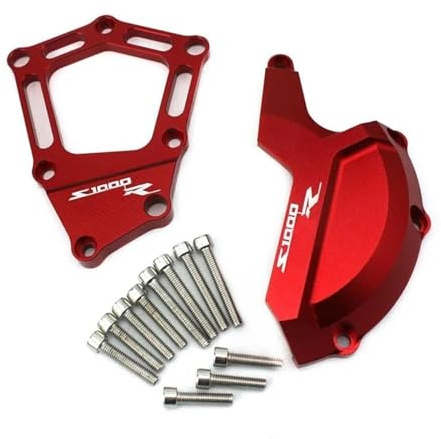 BDDXWSM Sturzpads Motorrad-Motorschutz Für S1000R S1000 R S 1000R 2014–2020, Verkleidungs-Rahmen-Schlitten, Sturzpads, Statorschutz, Zubehör Verkleidungsschutz(ROT)
