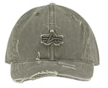 Alpha Industries Herren Baseballkappe Acid Logo Kappe