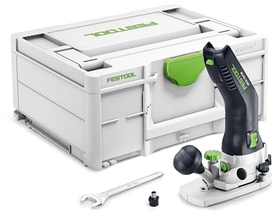 Festool MFKC 700 EB-Basic Cordless Module Edge Router | Battery-powered trim router for mobile edge milling and grooving - spindle stop, Bluetooth auto-start, slim design