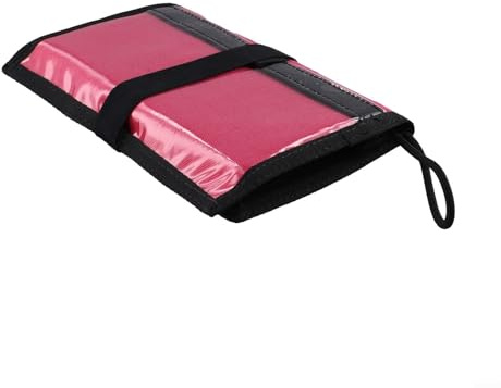 Gdfnmogo Tauchbuch für Wetnotes, 50 Seiten, wasserdicht, Unterwasser-Schreibpapier, PP-laminiert, mit Klarsichttasche und Bungee-Umhängeband für Taucher (Rosarot)