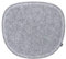 Feltd. Eco Filz Kissen geeignet für Hay - Neu Chair 13-29 Farben - optional inkl. Antirutsch und gepolstert! (Graumeliert)