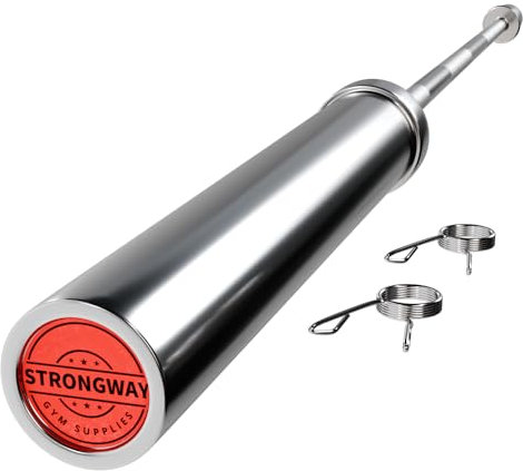 Strongway® 20KG 7FT Olympic Bar (700LBS/320KG Rated) Barbell Weight Lifting Barbell Chrome