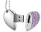 Garrulax Pendrive, USB Chiavette 8GB / 16GB / 32GB /64GB Premium Impermeabile Cuore Diamante ad alta velocità USB 2.0 dati, unità di memoria Flash Penna Disk Pen Drive