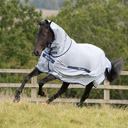 Bucas Fliegendecke Buzz-Off & Neck Blue, Größe:170