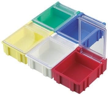 Licefa Kleinteilebox, ABS Grün, 21mm x 56mm x 42mm