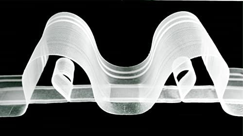 Ruther & Einenkel Automatik-Wellenband smart Wave, 80 mm, volltransparent, 200% / Aufmachung 10 m