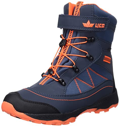Lico Unisex Kinder Sundsvall Vs Schneestiefel, Petrol Orange, 37 EU