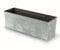 botle Blumenkasten mit praktischem Einsatz Blumentopf Länge: 58 cm Balkonkasten auf Kunststoff Betonoptik Beton Struktur Beton Farbe Innen/Außenbereiche
