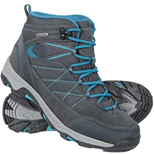 Mountain Warehouse Rapid Women Waterproof Hiking Boots | Breathable & Durable & Lightweight Footwear with Comfy EVA Cushioning, Deep Lugs for Extra Grip & Stability, For Walking