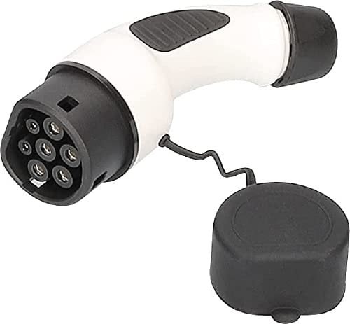 as - Schwabe Ersatzstecker für Elektrofahrzeugladekabel Typ 2 - FAHRZEUGSEITIG - 3,6 kW / 16 A / 230 V / 1-phasig - Modus 3 - E-Auto EV/PHEV Ersatzstecker - IP44 - schwarz/weiß, 65144