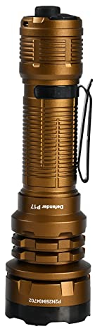 ACEBEAM Defender P17 Lampe torche tactique avec double interrupteur arrière, lampe de poche LED 4900 lumens élevés rechargeable, lampe de poche longue portée 487 mètres avec stroboscope instantané