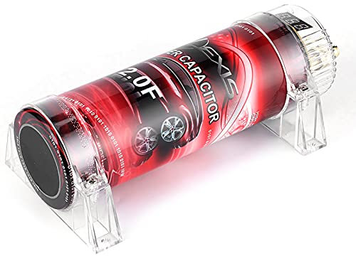 2 Farad Condensateur De Puissance Audio De Voiture Amplificateur De Tension Régulateur Montage Transparent Amplificateur audio Pour Améliorer les Performances De L'amplificateur
