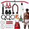 SERTT Système de poulie à câble de gym, système de poulie d'entraînement pour triceps pour traction latente, biceps, triceps, épaules, dos, avant-bras, système de poulie de musculation à domicile pour