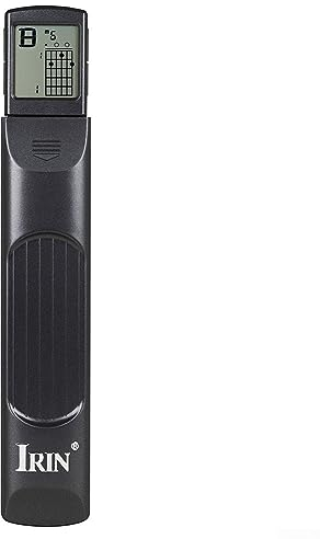 Taschen-Gitarre, Akkordtrainer, Übungswerkzeug, Bildschirm, 6 Bünde mit drehbarem Diagramm-Bildschirm für Anfänger, Gitarristen