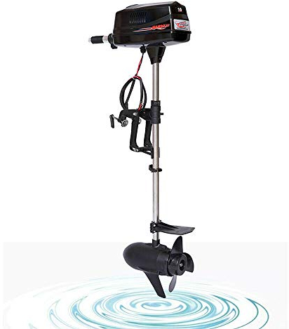 Moteur hors-bord électrique hors-bord 10 CV 2200 W Moteur brushless pour pêche détendue et bateau gonflable